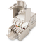 DIGITUS Keystone Modul, Kat. 6A, geschirmt, grau