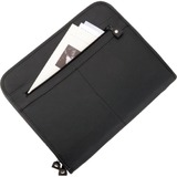 Alassio schreibmappe "MILANO", A4, Leder, schwarz