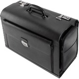 Alassio pilotenkoffer "VERONA", Leder, schwarz