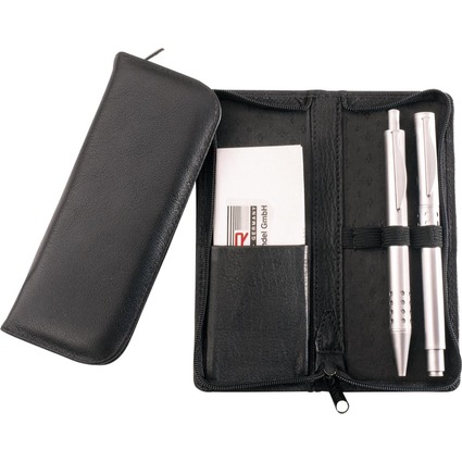 Alassio Schreibgerte-Etui, fr 3 Schreibgerte, schwarz