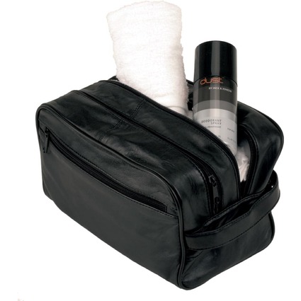 Alassio Kulturtasche "Jumbo", aus Leder, schwarz 44001 bei ...