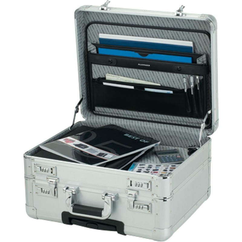 ALUMAXX Multifunktions-Koffer Reisekoffer CHALLENGER B-Ware Alu silber E45150 