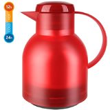 emsa isolierkanne SAMBA, 1,0 Liter, transluzent-rot