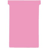 nobo T-Karten, Größe 1,5 / 45 mm, 170 g/qm, pink