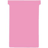 nobo T-Karten, Gre 1,5 / 45 mm, 170 g/qm, pink