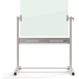 nobo mobile Glas-Magnettafel, (B)1.200 x (H)900 mm, wei