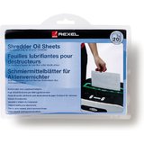 Rexel Schmiermittel-Bltter fr Aktenvernichter, 20 Blatt