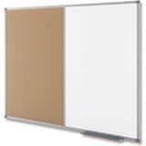 nobo Kombitafel, Weiwand/Kork, Mae: (B)1.200 x (H)900 mm