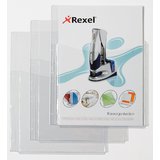 REXEL Prospekthlle mit Faltentasche, A4, PVC, 0,18 mm