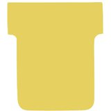nobo T-Karten, Größe 1 / 28 mm, 170 g/qm, gelb