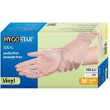 HYGOSTAR vinyl-handschuh "IDEAL", L, wei, puderfrei