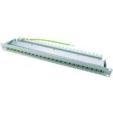 Telegrtner 19" patch Panel, Kat.6A (tief), 24xRJ45, schwarz