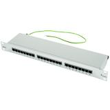 Telegrtner 19" patch Panel, Kat. 5e, 24 x RJ45, geschirmt