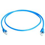 Telegrtner Patchkabel, Kat.6A (tief), S/FTP, 2,0 m, blau