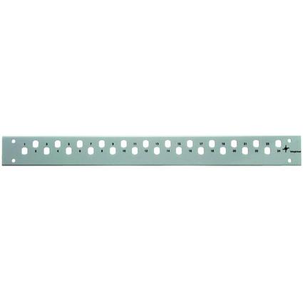 Telegrtner 19" LWL Patch Panel Frontplatte, fr 24xLC