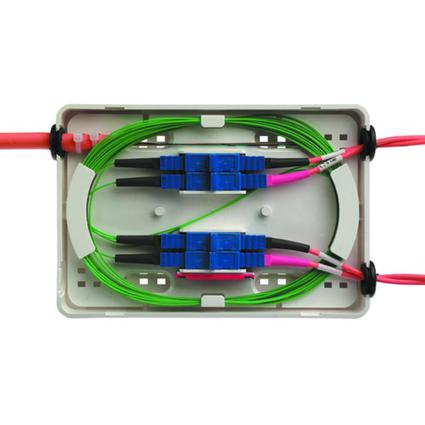 Telegrtner Micro-Spleibox, 4 x SC Duplex Kupplung