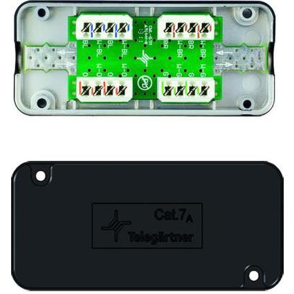Telegrtner Verbindungsmodul Kat.7A(tief), fr 8 x 8 Kabel