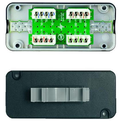 Telegrtner Verbindungsmodul Kat.7A(tief), mit Adapter