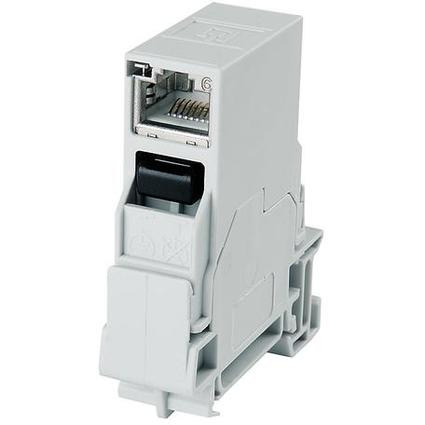 Telegrtner STX Tragschienen Verbinder inkl. RJ45 Kupplung
