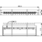 Telegrtner 19" Patch Panel, Kat.6A (tief), 24xRJ45, schwarz