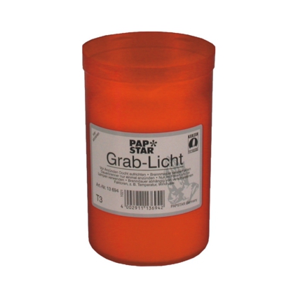 PAPSTAR Grablicht T3, Durchmesser: 64 mm, rot