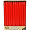 STARPAK Leuchterkerzen, 22 mm, rot, 50er Pack