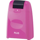 PLUS japan Datenschutz-Rollstempel Standard, pink