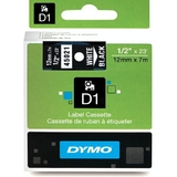 DYMO d1 Schriftbandkassette wei/schwarz, 12 mm x 7 m
