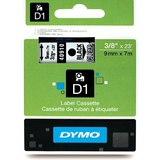 DYMO d1 Schriftbandkassette schwarz/transparent, 9 mm x 7 m
