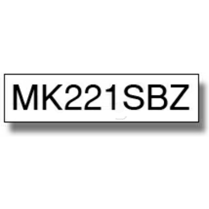 brother M-Tape M-K221S Schriftbandkassette, Bandbreite: 9 mm