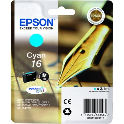 EPSON Tinte fr EPSON WorkForce 2010/2510, cyan