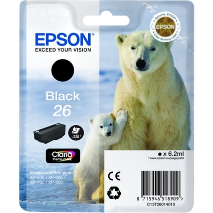 EPSON Tinte fr EPSON Expression XP-600, schwarz