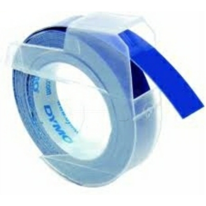 DYMO Prgeband 3D, 9 mm x 3 m, blau, glnzend