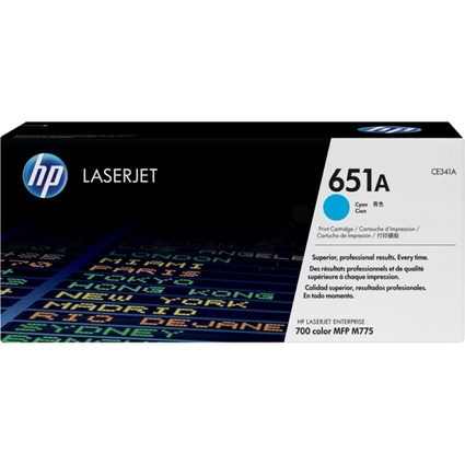 hp Toner hp 651A fr hp Color LaserJet Enterprise 700, cyan