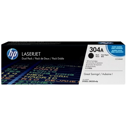 hp Toner hp 304A fr hp Color LaserJet CP2025, schwarz