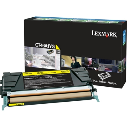 LEXMARK Toner fr LEXMARK C746/C748, gelb