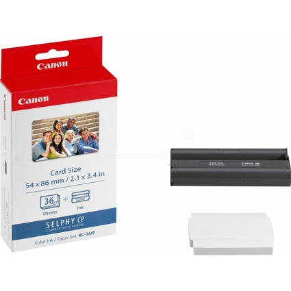 Canon Papier KC-36IP inklusive Farbkartusche fr CP100/