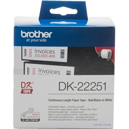 brother DK-22251 Endlos-Etiketten Papier, 62 mm x 15,24 m