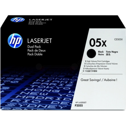 hp Toner fr hp LaserJet P2055, schwarz HC, Doppelpack