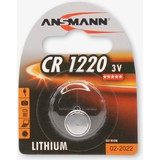 ANSMANN lithium Knopfzelle "CR1220", 3,0 Volt, 1er-Blister