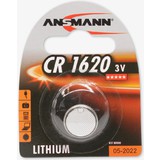 ANSMANN lithium Knopfzelle "CR1620", 3,0 Volt, 1er-Blister