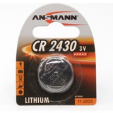 ANSMANN lithium Knopfzelle "CR2430", 3,0 Volt, 1er-Blister