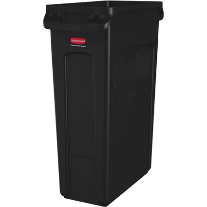 Rubbermaid Abfallbehlter Slim Jim mit Lftungskanlen