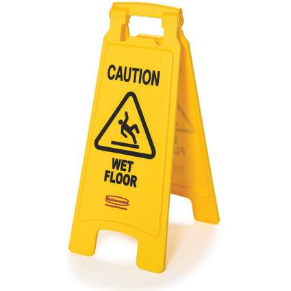 Rubbermaid Warnschild "Caution Wet Floor"