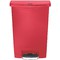 Rubbermaid Tret-Abfalleimer Slim Jim, 90 Liter, rot