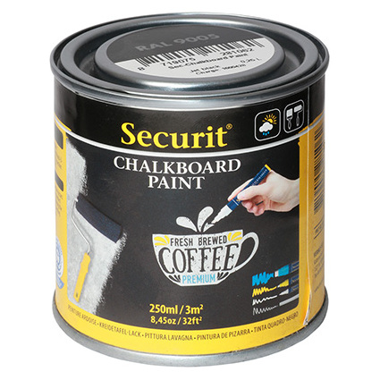 Securit Tafellack PAINT, schwarz, 250 ml