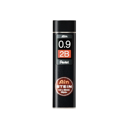 Pentel Druckbleistift-Feinmine AIN STEIN C279, Hrtegrad: 2B