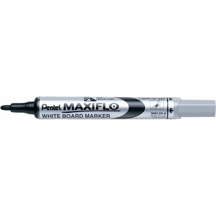 Pentel Whiteboard-Marker MAXIFLO MWL5S, schwarz