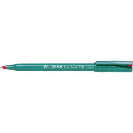 Pentel Tintenroller Ball Pentel R50, rot - Recycology