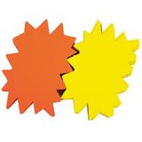 agipa signal-etiketten "Stern", gelb/orange, 240 x 320 mm
